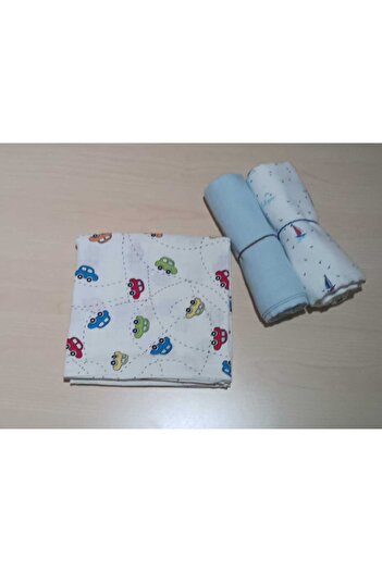 Alpıno ALPINOBABY MUSLIN COVER 85cm*85 cm (3 pieces) 100% COTTON BABY BLANKET
