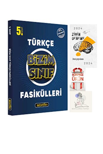 Startfen 5.SINIF STARTFEN BİZİM SINIF TÜRKÇE FASİKÜLLERİ+ZİHİN DENEME(SEVİLENKİTAPCİ)2
