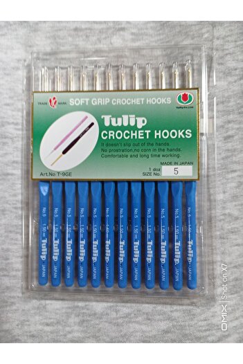 Tulip tığ silikon saplı 1 adet