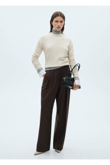 MANGO Woman Round neck knitwear sweater