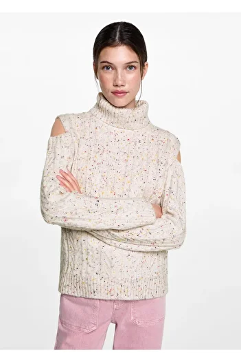 Mango Teen Low-Cut Sweater