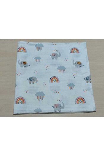 Alpıno Newborn - Muslin Blanket and Blanket (100% Cotton Baby Blanket, 85cm X 85cm)