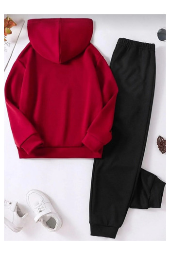 DOCE ELEGANTE Los Angeles Printed Red Set