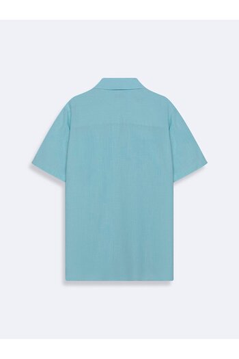 Ltb Textured Green Shirt