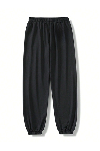 Boi Usa Star Sweatpants Jogger - Μαύρο εμπριμέ ψηλόμεσο λαστιχένιο πόδι