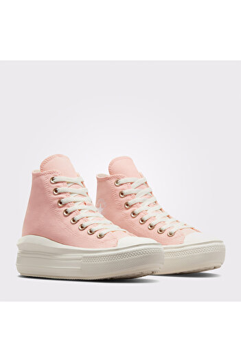 Converse Chuck Taylor All Star Move Unisex Pembe Platform Sneaker