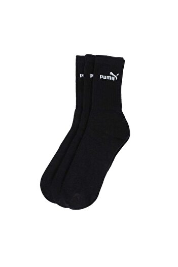 Puma 883296-01 Elements Crew 3lü Çorap Siyah