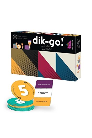 Zetzeka Dik-Go (General Culture) Attention and Intelligence Game 5+ Ages 2-6 Players