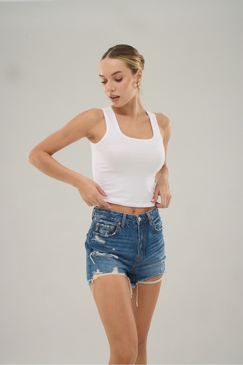 Sevim 16313 Μοντέλο Crop Top