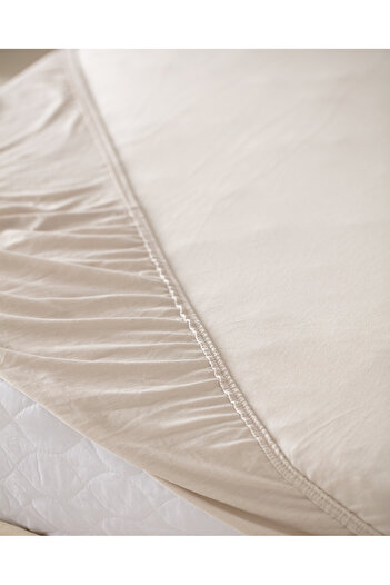 Madame Coco Belle Stone Colored Double Elastic Bamboo Bed Sheet