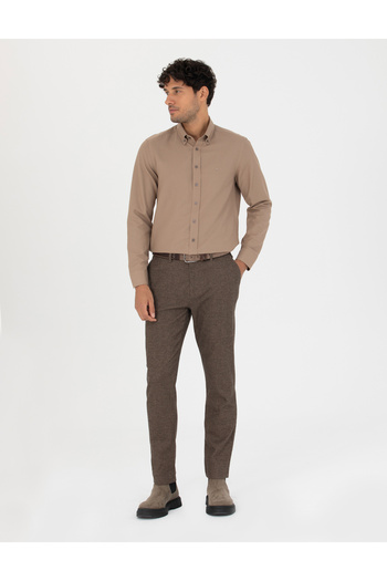 Pierre Cardin Vizon Slim Fit Kanvas Pantolon 50278460-VR052