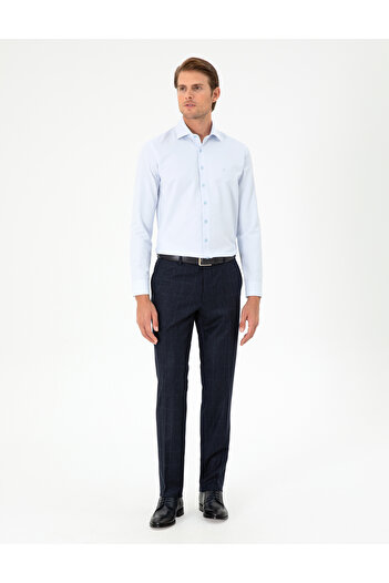 Pierre Cardin Açık Mavi Slim Fit Uzun Kollu Gömlek 50296573-VR003