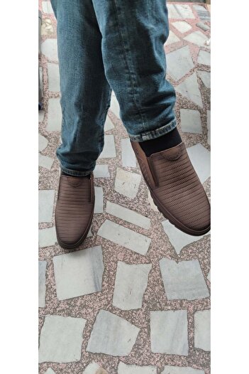 ÇİĞDEM KUNDURA Καφέ Nubuck Δερμάτινα Παπούτσια χωρίς κορδόνια Crocus Ayalp