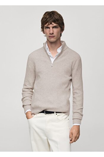 MANGO Man Perkins collar knitwear sweater
