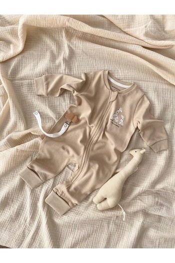 BabyCosy Zufi 100% Organic Cotton Long Sleeve Jumpsuit