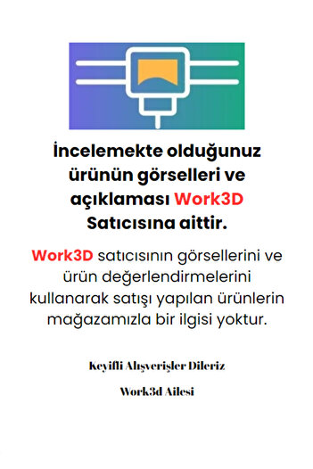 WORK3D Kartal Şeklinde 3d Baskı ile üretilmiş Dekoratif Gece Lambası/Aplik ( Kablosuzdur )