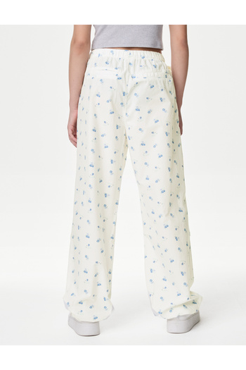 Marks & Spencer Saf Pamuklu Paraşüt Pantolon (6-16 Yaş)