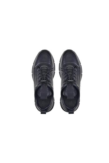 Nevzat Onay Siyah Bağcıklı Erkek Sneaker Ayakkabı