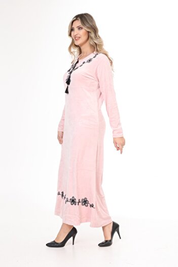 mervemoda KADIN UZUN KOL KADİFE ELİSE