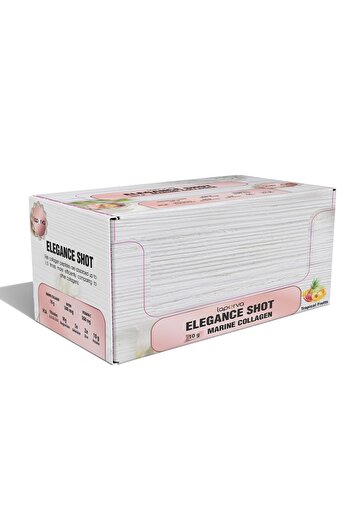 Laperva Elegance Shot Collagen, Box of 12 Shots, Tropical Fruits