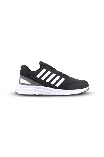 M.P. Men's Lace-Up Black-White Casual Shoes