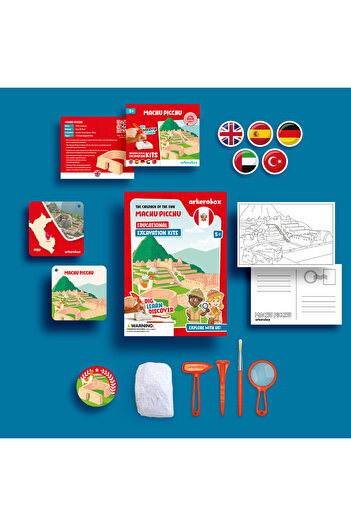 Arkerobox - Set Arheologic Educational Si Puzzle 3d, Machu Picchu