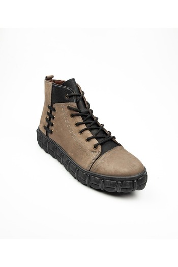 Voyager 6389 Men's Leather Boots Toupe Nubuck