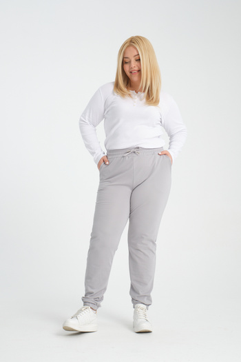 BANEGA Winter Jogger - Ribbed Fleece Sweatpants with Pockets and Diver Fabric
