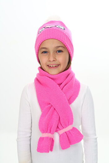 Sevimli Girl's Beret Scarf Set 4-10 Years