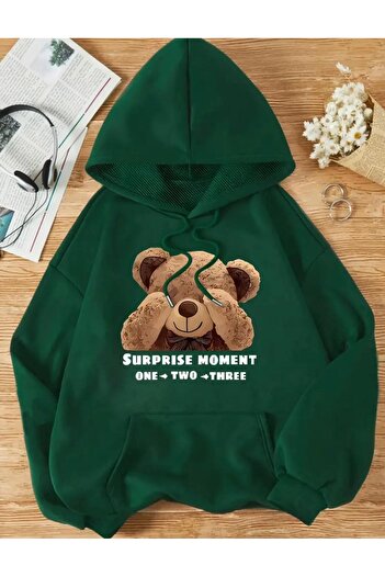 caddekombin Surprise Printed Soft Wool Inside Sweatshirt