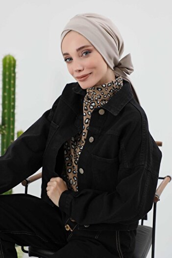Aisha's Design Winter Bonnet with Belt, B-31Rb, Mink