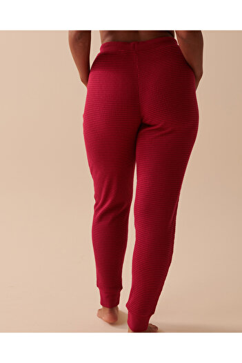 La Vie en Rose Waffle Knit Jogger Pants