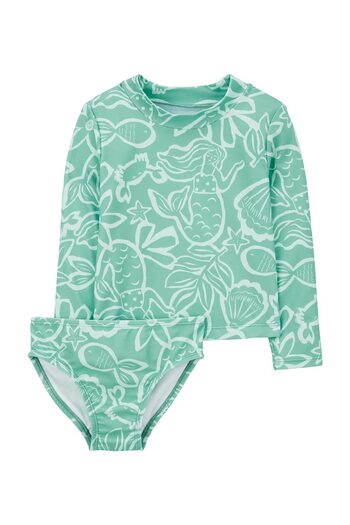 Carter's Little Girl's Sunscreen Swimsuit Set