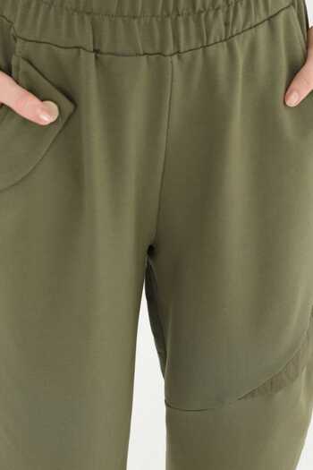 Puane Carrot Trousers with Elastic Waist 18105