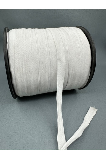 paşateks since 1995 şekil 1.5 cm Herringbone Strip-5 Meters-White-Polyester