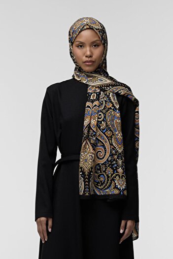 Qef Deluxe Şal Priya Desenli