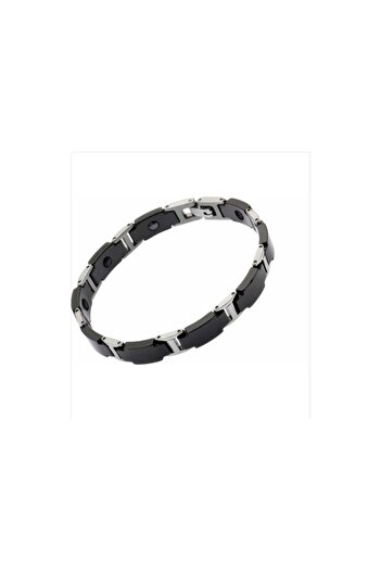 Tiens Crystal Black Men's Bracelet