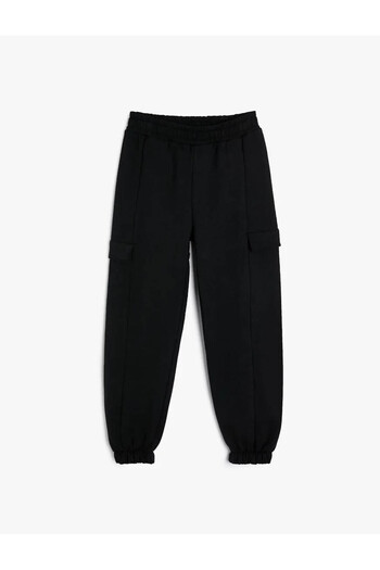 Koton Basic Jogger melegítőnadrág zseb részletes elasztikus derékszalag