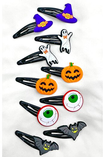 PETEK AKSESUAR HALLOWEEN HALLOWEEN HAIR CLIPS SET OF 10