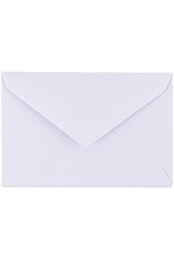 roco paper White Mini Invitation - Gift Card, Wedding, Photo, Note Paper Envelope, 7X9 cm - 50 Pieces