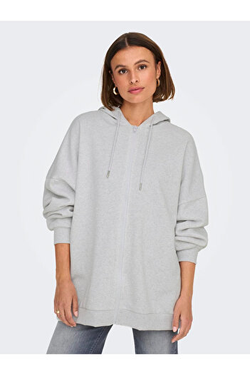 ONLY Women's Zippered Long Sweatshirt - 15335180