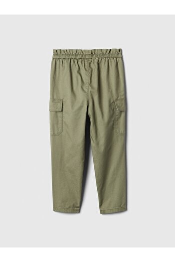 GAP Kız Bebek Haki Pull-on Kargo Pantolon