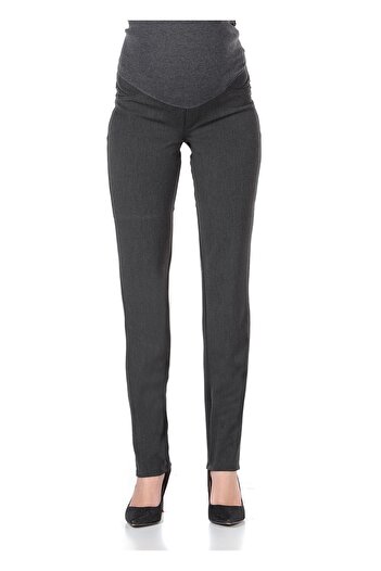 BUSA Pregnant Gabardine Trousers Gray
