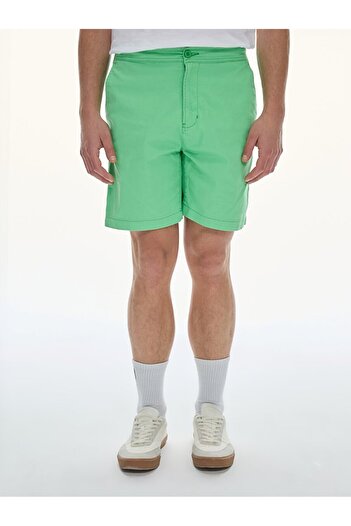Ltb Gabardine Green Shorts