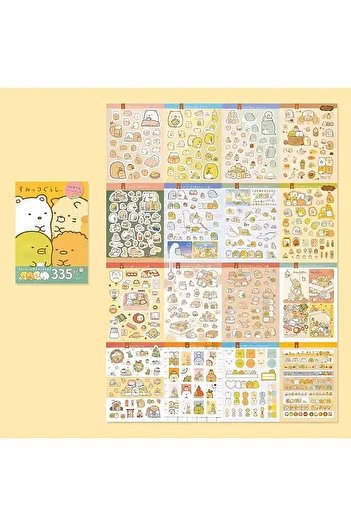 GUGUK Bullet Journal - 335 Funny Faces Themed Sticker Books