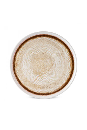Karaca Ephesus Pizza Plate 32 cm Beige