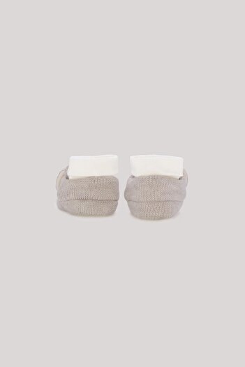 Layette Bg Store Baby Boy Ecru Booties