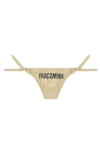 FRACOMINA Bg Store για κορίτσια χρυσό μπικίνι 23ss0fm0564