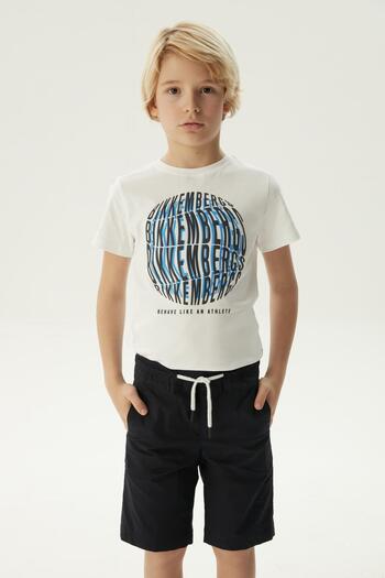 Bikkembergs Bg Store Boys' Navy Blue Shorts