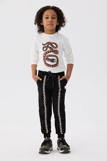 Nebbati BG Store Boy's Ecru T-Shirt